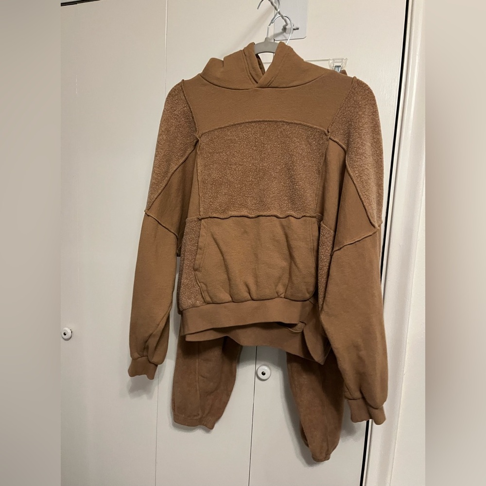 American Eagle Beige Sweat Set Small